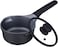 Prestige Essential Cast Aluminum Cookware Black 16 cm Saucepan With Glass Lid   Non-Stick Induction-Based sauce pans with lids