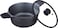 Prestige Essential Cast Aluminum black 20 cm Casserole With Glass Lid   Non stick Induction-Based stockpot with lid