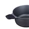 Prestige Essential Cast Aluminum black 24 cm Casserole With Glass Lid    Non stick Induction-Based stockpot with lid