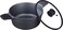 Prestige Essential Cast Aluminum black 24 cm Casserole With Glass Lid    Non stick Induction-Based stockpot with lid