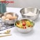 WINSOR 3pcs Mixing Bowl Set – Stainless Steel Nesting Bowls for Cooking   Baking Pot   Serving Bowls for Salad Cereal Soup Noodles Fruits   WR80835