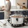 Prestige Infinity Tri Ply Stainless Steel 32cm Casserole With Glass Lid   Induction + all hob suitable   PR81196