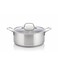 Prestige Infinity Tri Ply Stainless Steel 32cm Casserole With Glass Lid   Induction + all hob suitable   PR81196