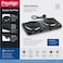 Prestige 2500W Ceramic Double Hotplate Rust Proof Body With Dual Temperature Controls   PR81405 - Black