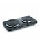 Prestige 2500W Ceramic Double Hotplate Rust Proof Body With Dual Temperature Controls   PR81405 - Black