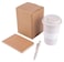 KORGAN 3-in-1 Eco Gift Set   Wheatstraw Mug 380ml + FSC A6 Notebook 80pg + Wheatstraw Pen