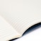 VINICA A5 Cardboard Cover Notebook   80 Ruled Pages   Navy Blue
