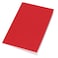 VINICA A5 Cardboard Cover Notebook   80 Ruled Pages   Red