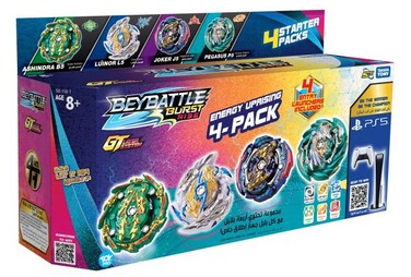 Beyblade Bbattle Energy Uprisng 4Pk-A S5