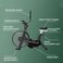 Commercial Air Bike, Belt Driven Air Fan Bike with Dual Action Handlebars, Cardio Exercise Machine