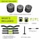 40KG Adjustable Dumbbells Barbell Kettlebell Set, 8 in 1 Free Weights Dumbbells with Straight/Curl Bar