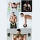 40KG Adjustable Dumbbells Barbell Kettlebell Set, 8 in 1 Free Weights Dumbbells with Straight/Curl Bar