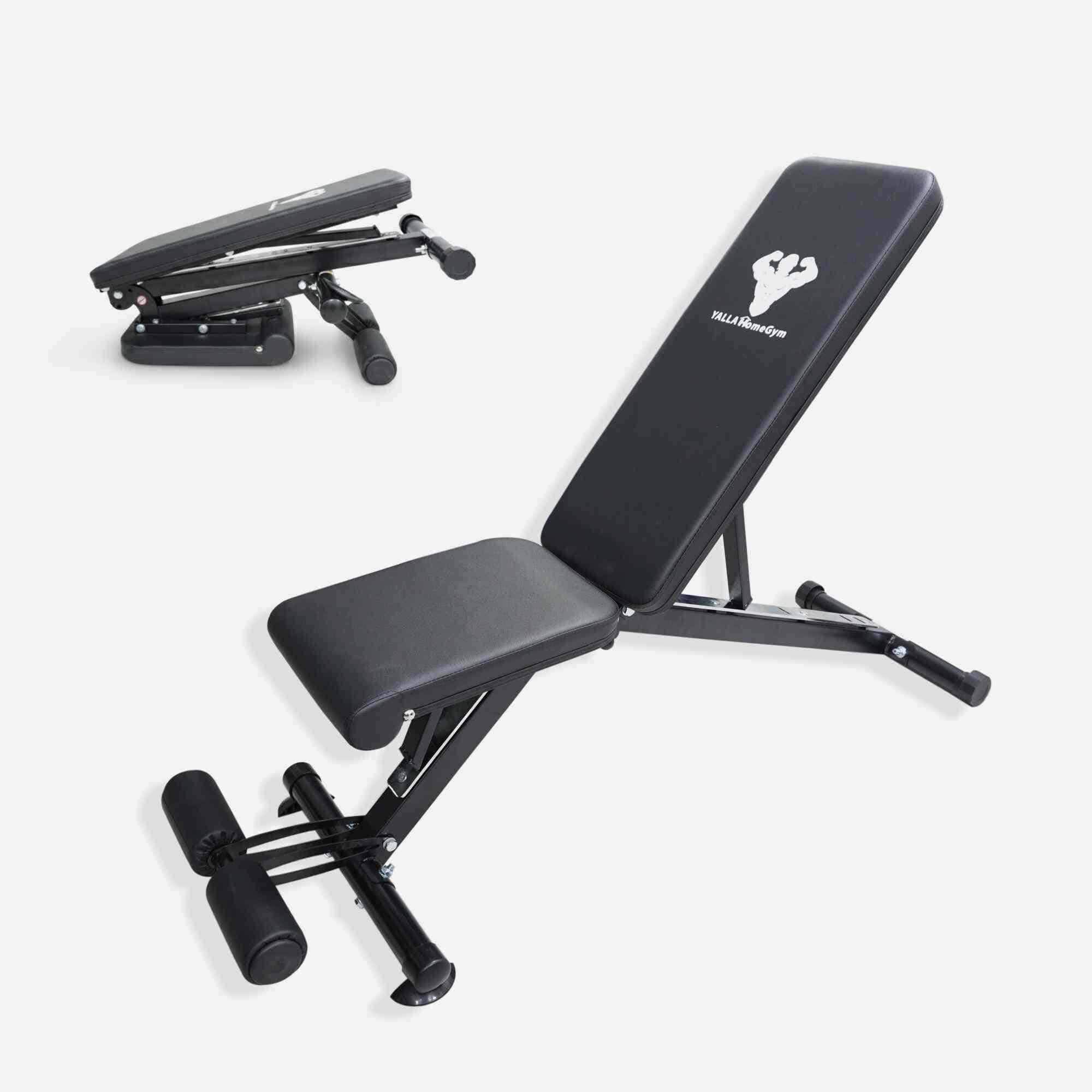 Buy Heavy Duty Adjustable Weight Bench, 350KG Max Load, Incline/Flat ...