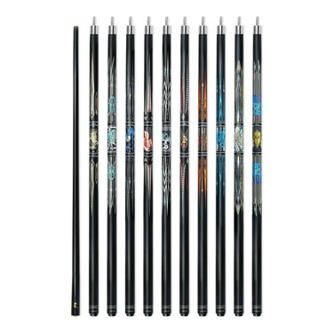CueMall Carbon Fiber Pool Cue Stick, 58&rdquo; 2-Piece Unilock Joint, 13mm Tip (PACK OF 1)
