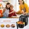 NAMSON AIR FRYER 1500W 4.2L   OIL-FREE &amp; LOW-FAT COOKING   TEMPERATURE CONTROL   COOL TOUCH GRILLING BAKING ROASTING