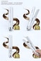 Solarae High Quality Professional Ceramic Flat Iron New Infrared Hair Straightener LCD Display PTC Plate Type-White