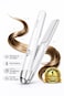 Solarae High Quality Professional Ceramic Flat Iron New Infrared Hair Straightener LCD Display PTC Plate Type-White