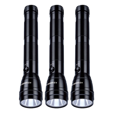 STARGOLD Waterproof Rechargeable LED Flashlight 3 in 1 Aircraft Aluminium Body