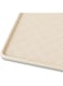 Ptlom Silicone Pet Placemat for Dog and Cat, Waterproof Non-Slip Pet Feeding Bowl Mats for Food and Water, Small Medium Large Tray Mat Prevent Residues from Spilling to Floor, Beige, 18" 12