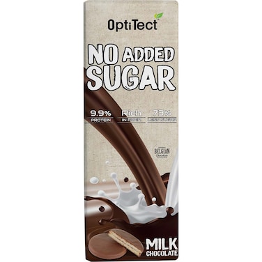 Optitect No Added Sugar Cookies, Milk Chocolate, 1 Piece