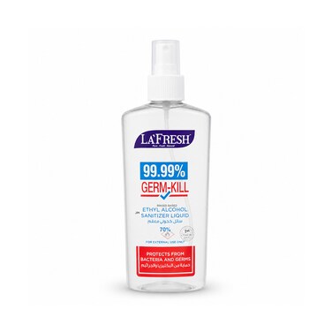 La'Fresh Ethyl Alcohol Sanitizer Liquid Germ Kill 70% 250ml