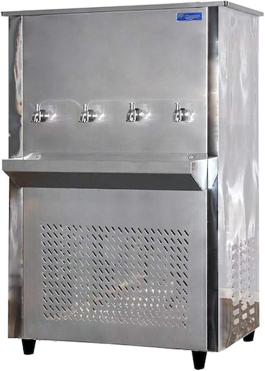 Super General 100 Gallons 4 Tap Water Cooler, Steel - SGCL120T4