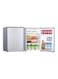 Super General Mini Compact Refrigerator 90L Gross - 76L Net Capacity, Beverage-Fridge With Child Lock, Shelf, Freezer-Box, Reversible Door SGR045HS Silver