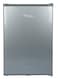 Super General Mini Compact Refrigerator 90L Gross - 76L Net Capacity, Beverage-Fridge With Child Lock, Shelf, Freezer-Box, Reversible Door SGR045HS Silver