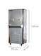 Super General 22 Gallons 2 Tap Water Cooler, Steel - SGCL25T2