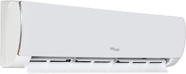 Super General 1.5 Ton Split Air Conditioner, Rotary Compressor, Auto Restart, Gold Fin, 4-Way Swing, SGS-181-4GE, White