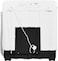 Super General 10 Kg Twin Tub Semi Automatic Washing Machine, White, SGW105