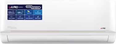 Super General 2 Ton Split Air Conditioner, EJET PRO Series T3 Scroll Compressor, 4 Ways Swing, R410a,  Auto Leakage Detection, Auto Restart, Gold Fin, Jet Cooling,  White SGS262AE (No Installation)