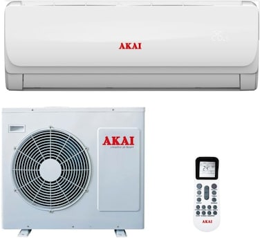 AKAI 3 Ton Split Air Conditioner, Rotary Compressor, Auto Restart, Gold Fin, 4-Way Swing, I FEEL Function, ACMA-A36T3R4
