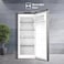 Super General 160 Liters gross upright freezer, Inverter Compressor, No Frost, Ice Twist Maker, Reversible Door,  SGUF201NFDC Silver
