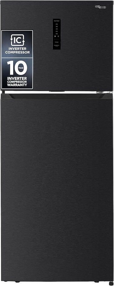 Super General 700L Gross / 646L Net Capacity Top Mount Refrigerator Freezer, No Frost, Tropical Inverter Compressor, Digital Temperature Control, Twist Ice Maker, Inox SGR715IE