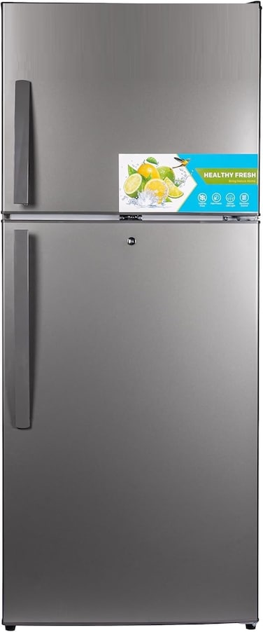 AKAI 500 Liters Double Door Refrigerator With Inverter Compressor, NO Frost, Glass Shelves, LED Light Inside, Digital Control, Fast Freezing, Titanium Finish, RFMA-S500WTI - NEW MODEL