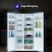 Super General 600 Liters Gross Side-By-Side Refrigerator-Freezer SGR710SBSSE, Inverter Compressor, Digital Control, Tempered Glass Shelves, 91x59x177cm (WxDxH), Inox Finish, 10-Years Inverter Warranty