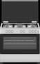 Akai 90 x 60 cms Cooking Range, Full Safety, 5 Burner, Cast Iron, Auto Ignition, Convection Gas Grill, Made in Turkey - CRMA-960SCFN