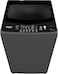 Super General 10.5kg Fully Automatic Top Load Washing Machine SGW1052S, 680 RPM, 8 Programs, Soft Close Glass Lid, LED Display, Child Lock, Drum Clean, 59.6x58x96.2cm (WxDxH), Black, 1 Year Warranty