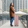 Senator Travel Bags Suitcase A1012 3 Pcs Hard Casing Trolley Luggage Set Rose Gold