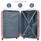 Senator Travel Bags Suitcase A1012 3 Pcs Hard Casing Trolley Luggage Set Rose Gold