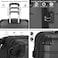 Senator Travel Bag Suitcase A1012 Hard Casing Cabin Luggage Trolley 51cm Black
