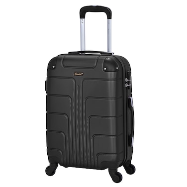 Senator Travel Bag Suitcase A1012 Hard Casing Cabin Luggage Trolley 51cm Black