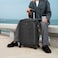 Senator Travel Bag Suitcase A1012 Hard Casing Medium Check-In Luggage Trolley 61cm Black