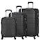 Senator Travel Bags Suitcase A1012 3 Pcs Hard Casing Trolley Luggage Set Black
