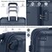 Senator Travel Bags Suitcase A1012 Hard Casing Medium Check-In Luggage Trolley 61cm Navy Blue
