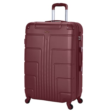 Senator Travel Bag Suitcase A1012 Hard Casing Large Check-In Luggage Trolley 71cm Burgundy