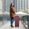 Senator Travel Bags Suitcase A1012 4 Pcs Hard Casing Trolley Luggage Set Burgundy