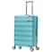 Senator Hard Case Medium Luggage Trolley For Unisex ABS Lightweight 4 Double Wheeled Suitcase With Built In TSA Type Lock A5125 Light Green