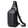 Arctic Hunter Semi Hard Shell Cross-Body Bag Water Resistant Anti-Theft Unisex Fashion Shoulder bag for Travel Business Casual Use XB00126 Black
